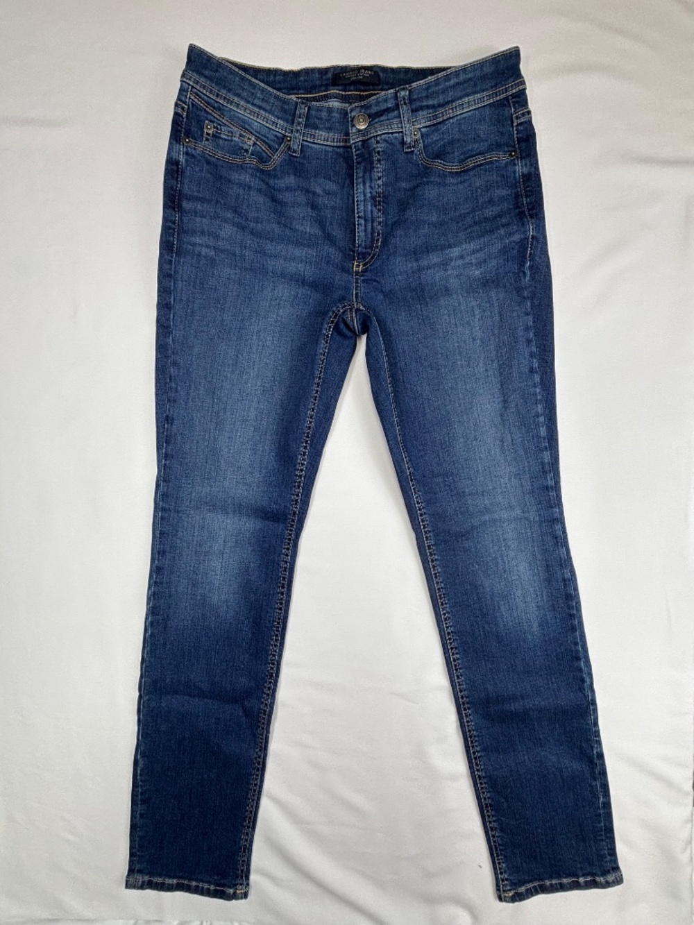 Cambio Jeans Vintage Edition Slim Straight Leg Premium Stretch Jeans No Sz Tag